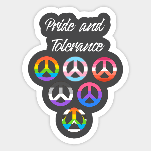 Pride and tolerance lgbt Sticker by Unelmoija